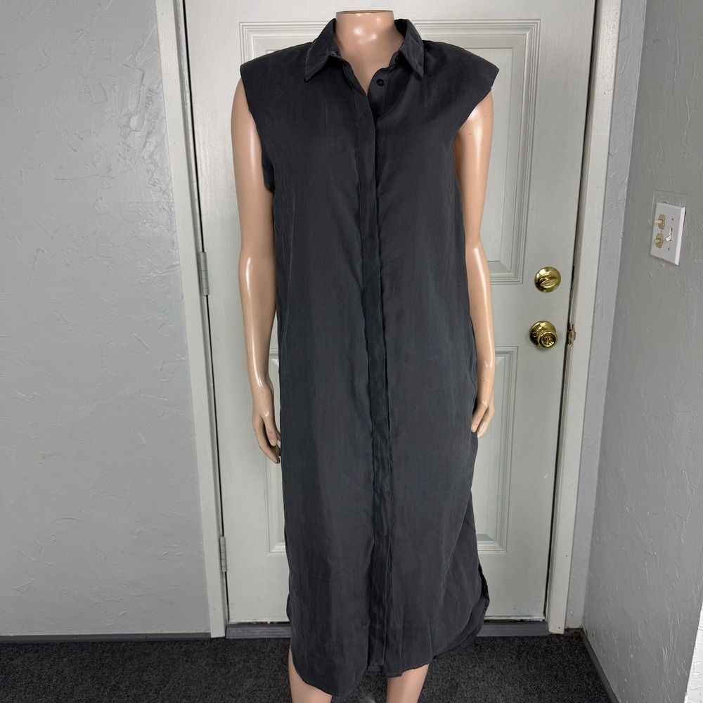 Ichi Antiquities Women's Dress 36 US 6 Small Viscose Pockets Japanese C23